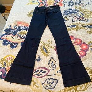J Brand Wide Leg Dark Wash Jeans | 27